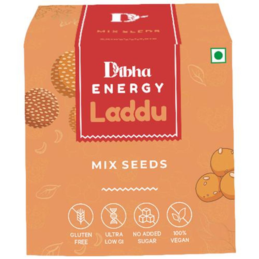 Energy Laddu - Mix Seeds, Sugar-Free, Gluten-Free, 100% Natural