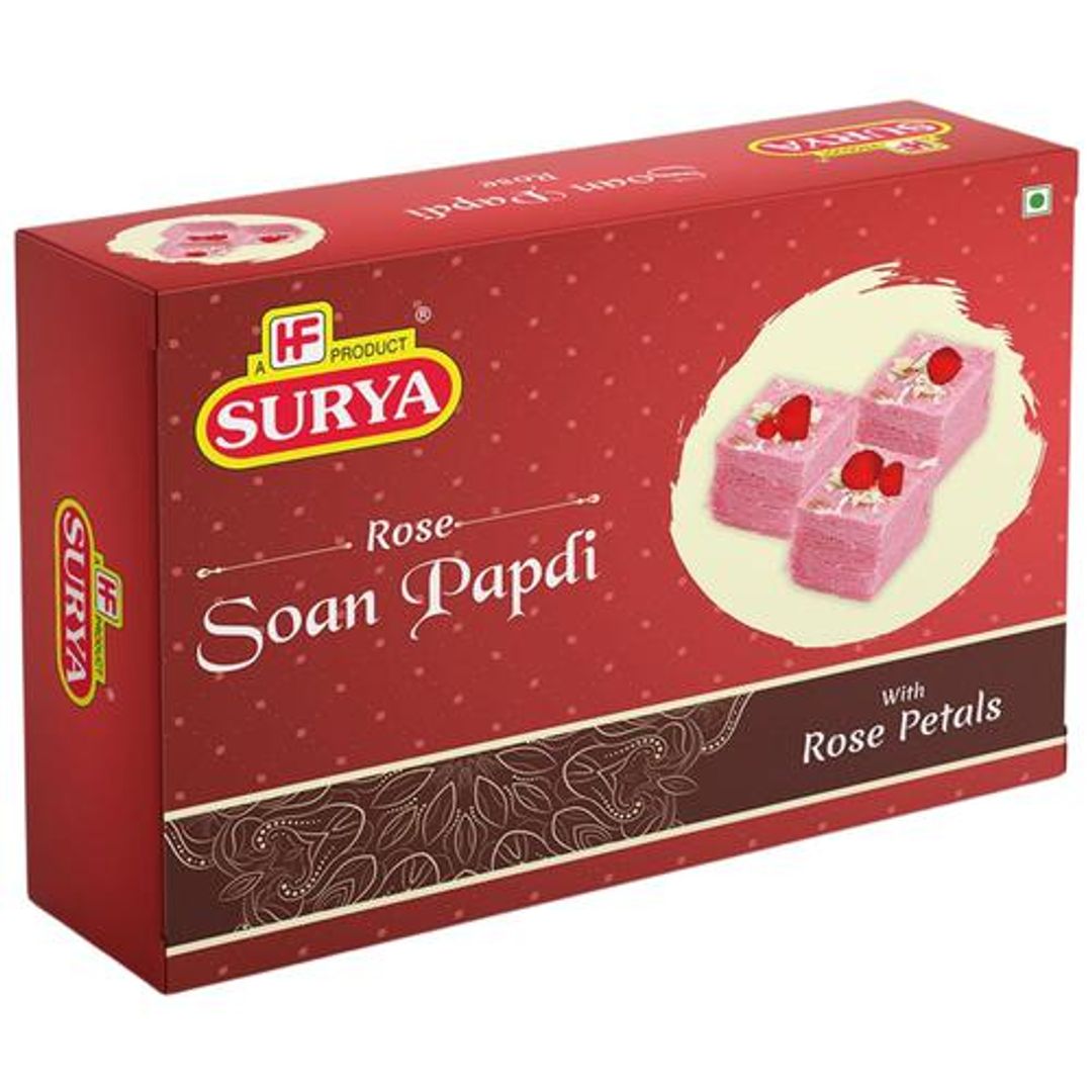 Soan Papdi - Rose, Indian Sweet