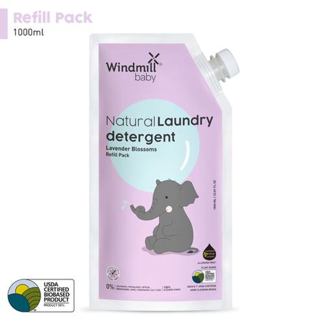Windmill Natural Laundry Detergent Lavender Blossoms Refill Pack - 1000 ml