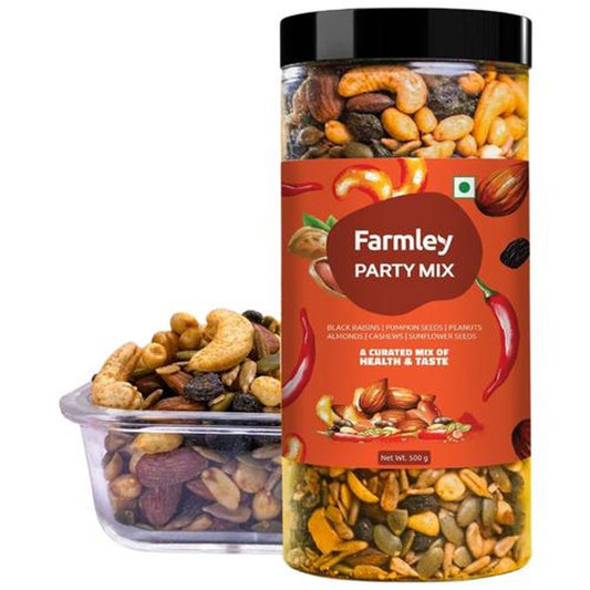 Party Mix - Mixed Nuts, Healthy Snacks Contains Mixed Dry Fruits, Nuts & Seeds