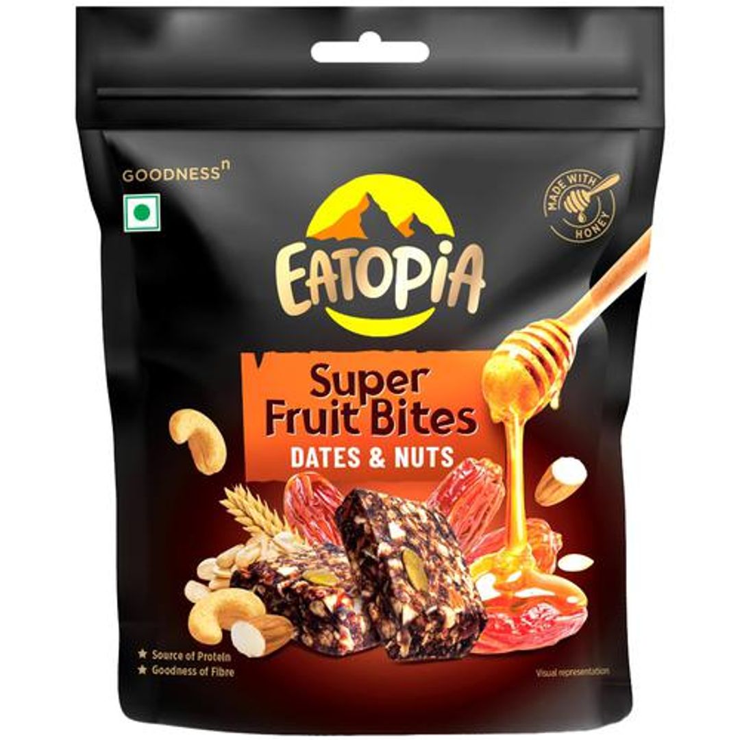 Super Fruit Bites - Dates & Nuts, Made With Honey