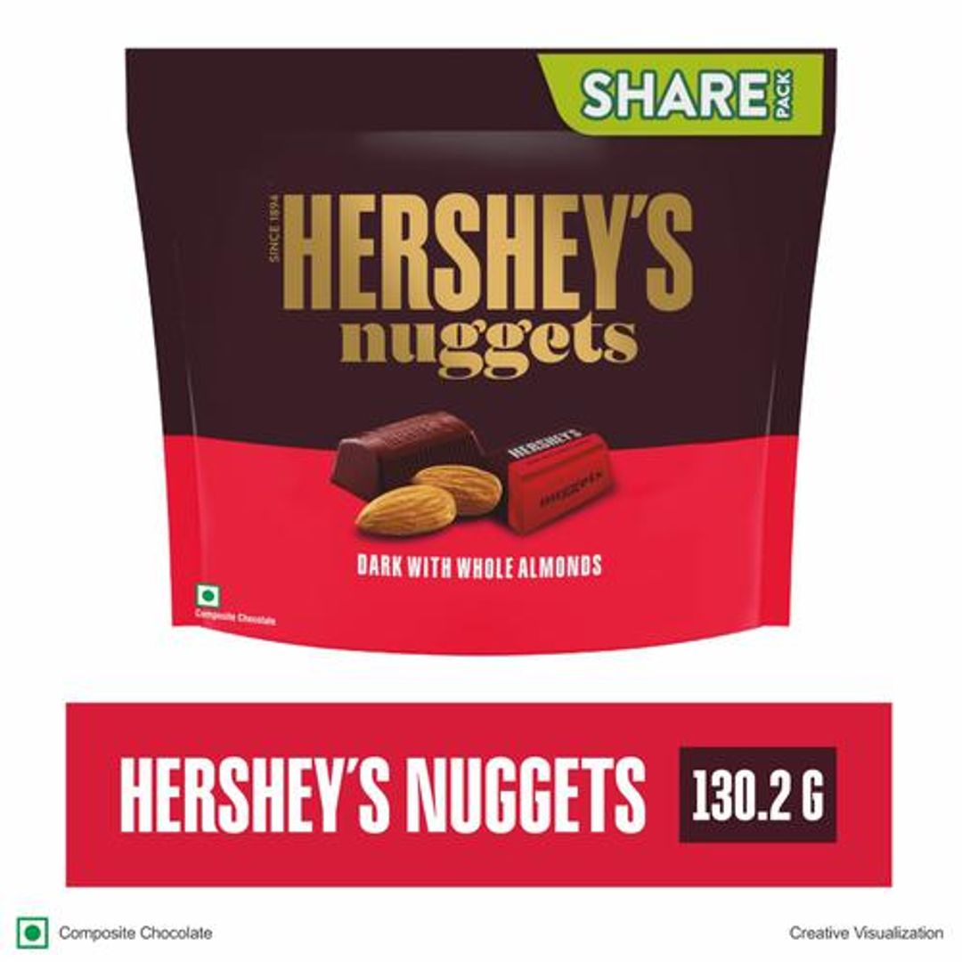 Nuggets - Dark With Whole Almonds