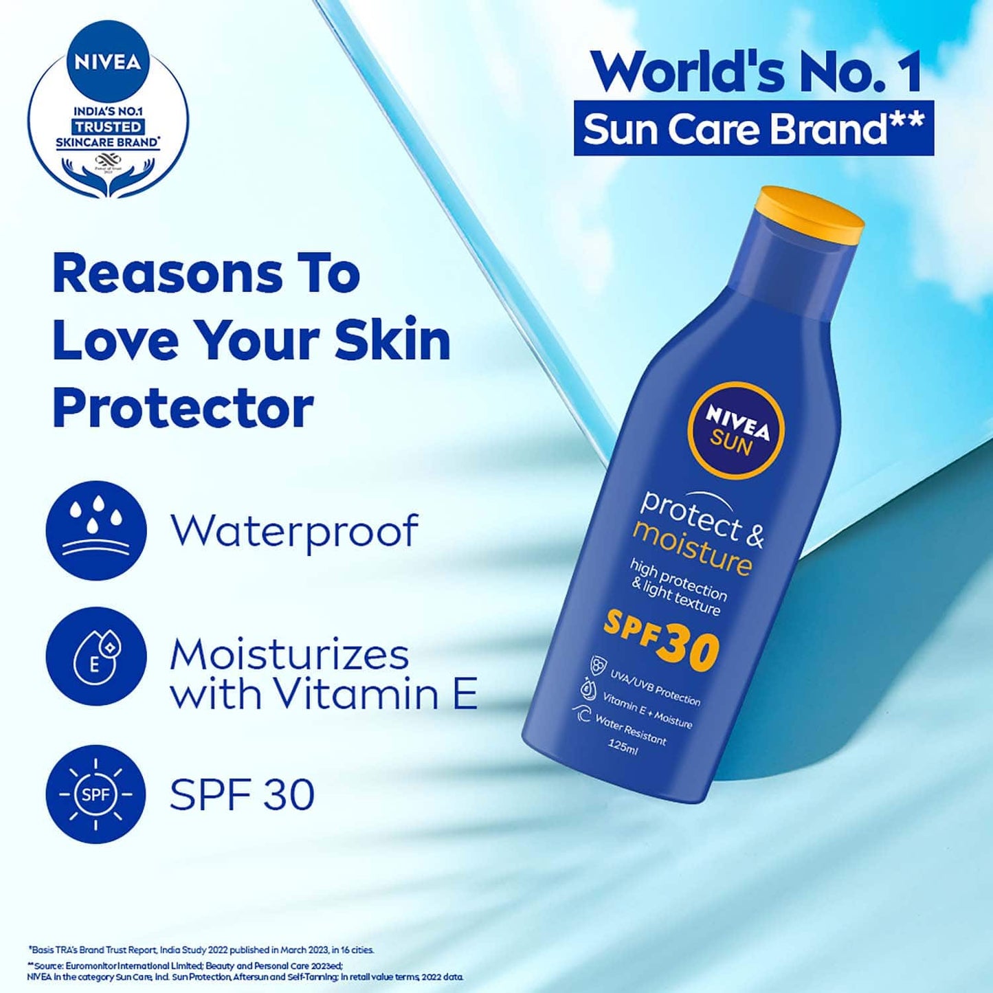 Nivea Sunprotect Moisture High Protection & Light Texture SPF 30 (125ml)
