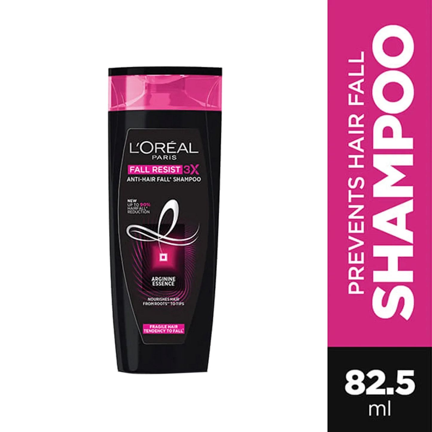 L'Oreal Paris Fall Resist 3X Anti-Hairfall Shampoo, 82.5ml