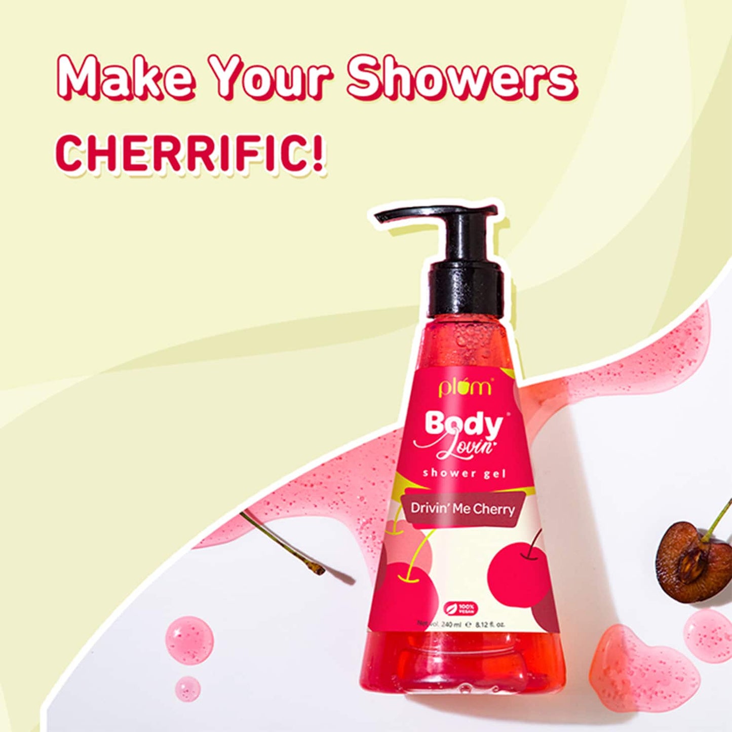 Plum Bodylovin' Drivin' Me Cherry Shower Gel - (240ml)