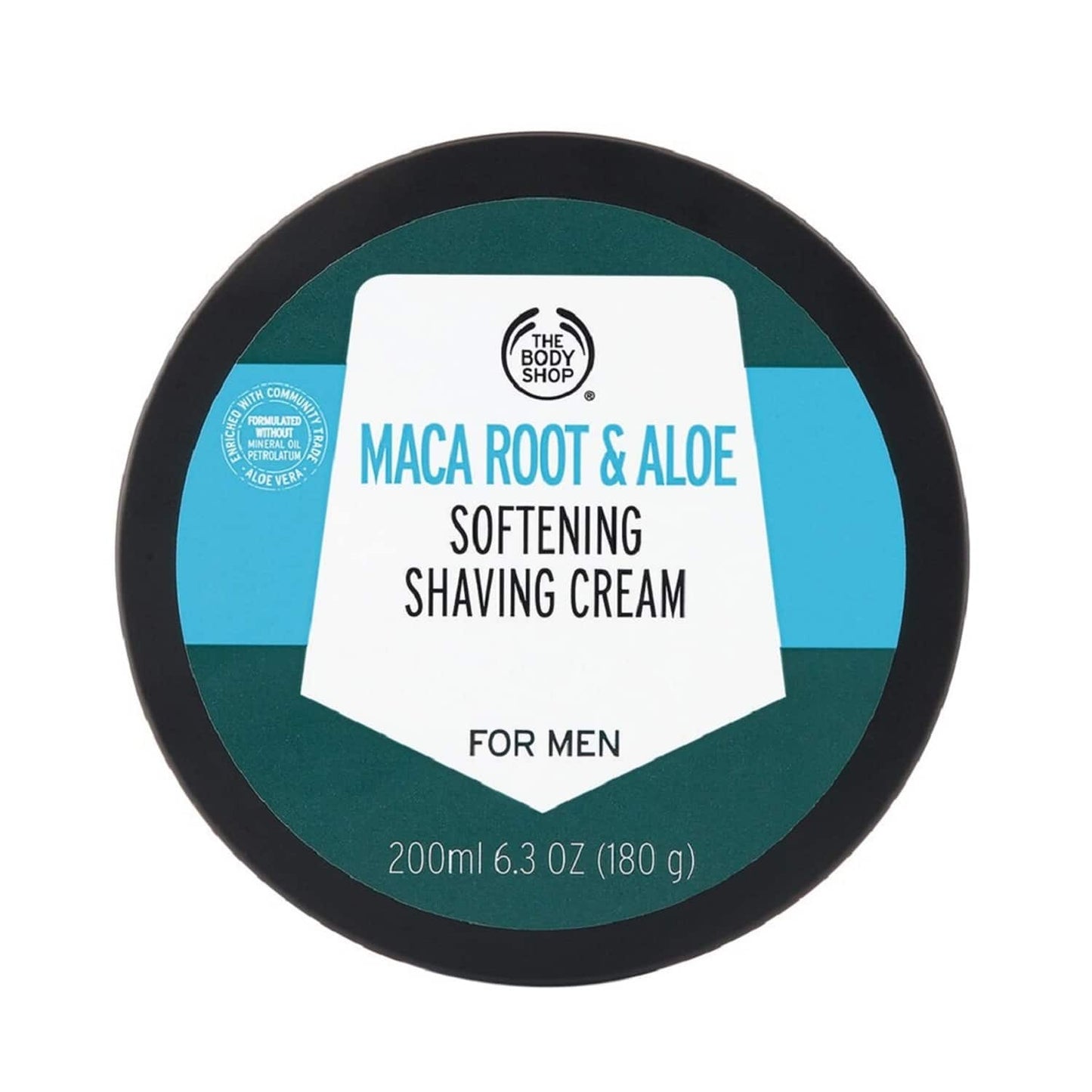 The Body Shop Maca Root & Aloe Softening Shaving Cream For Men (200ml)