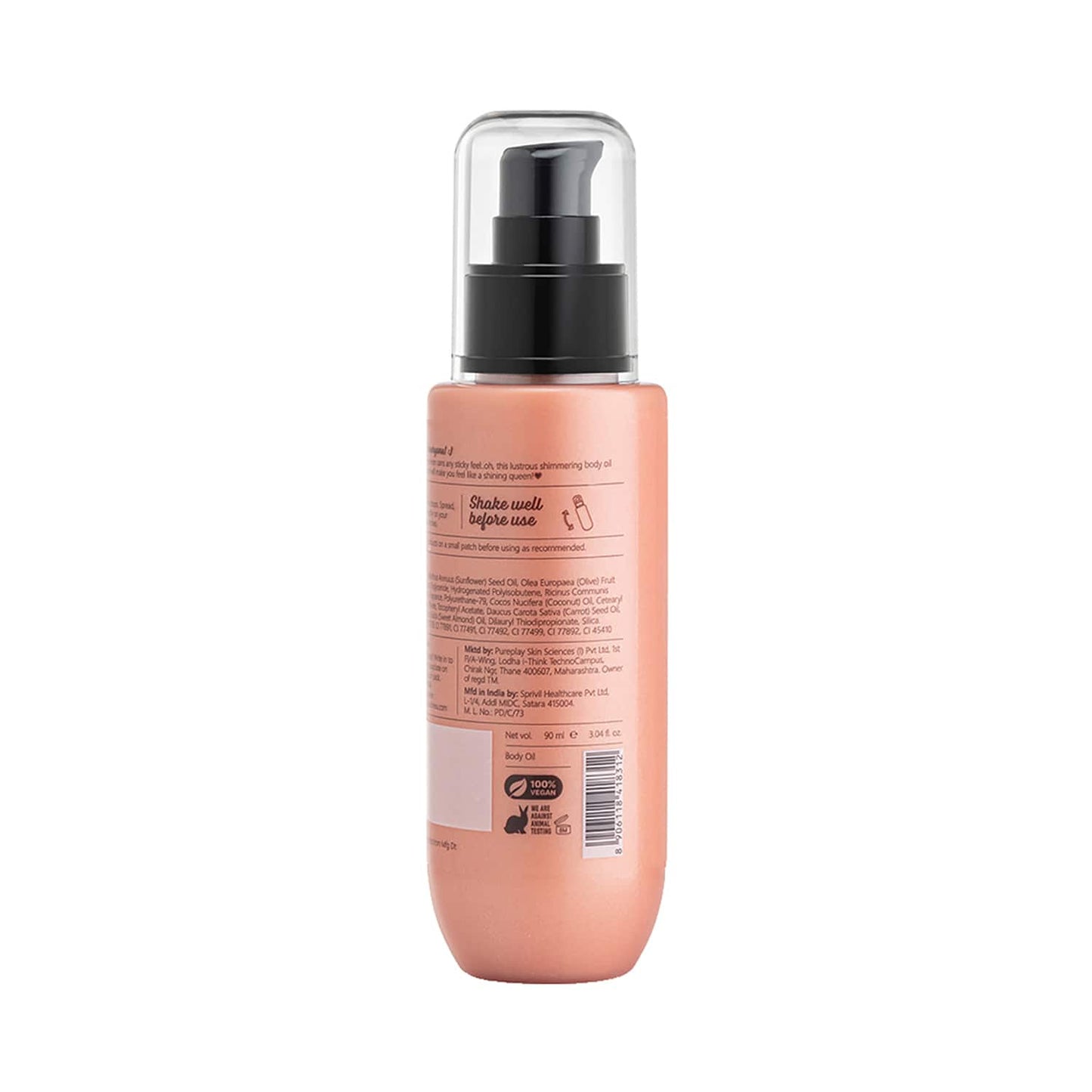 Plum Bodylovin Peach Glow Body Shimmer Oil (90 ml)