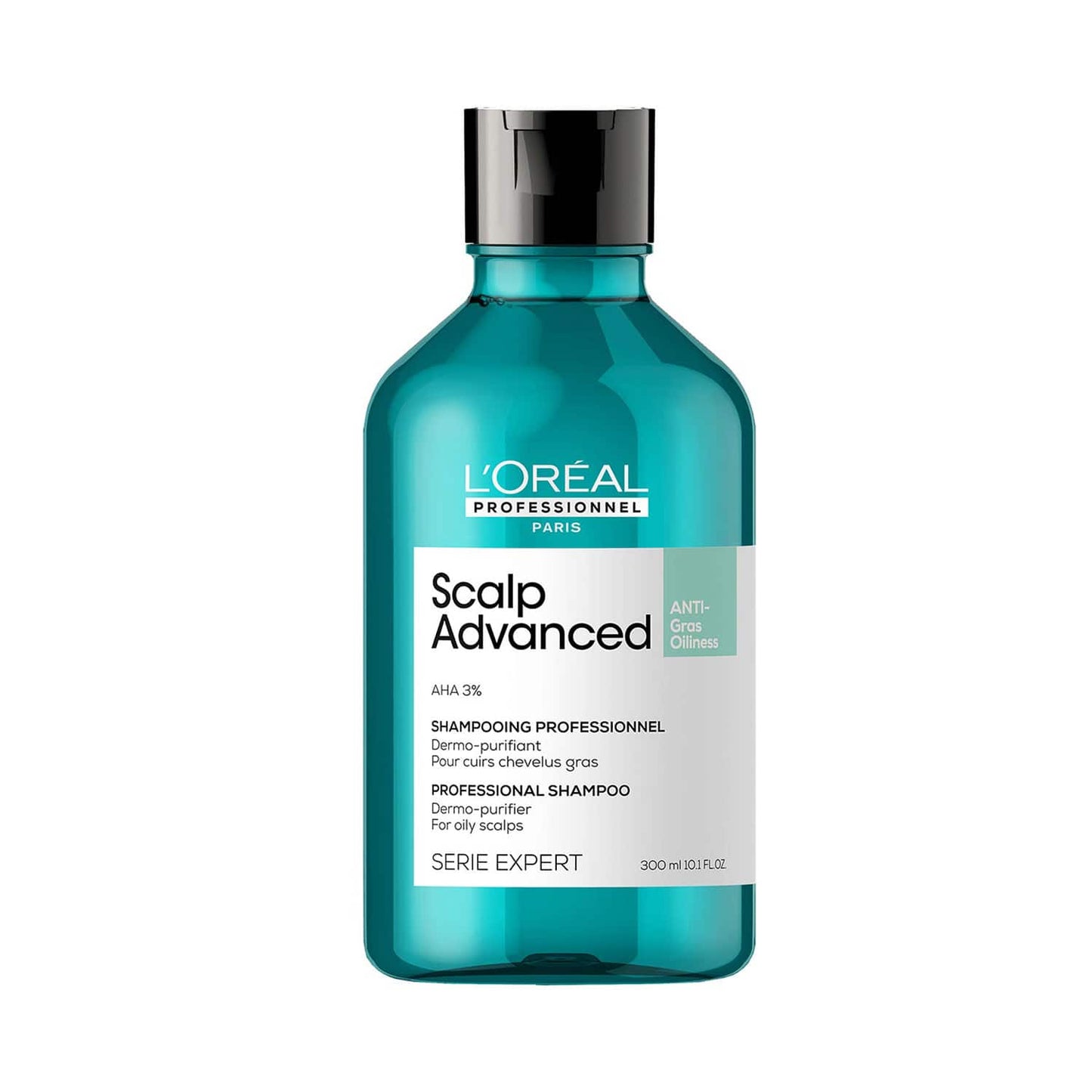 L’Oréal Professionnel Scalp Advanced Anti-Oiliness Dermo-Purifier Shampoo (300 ml) for Oily Scalps