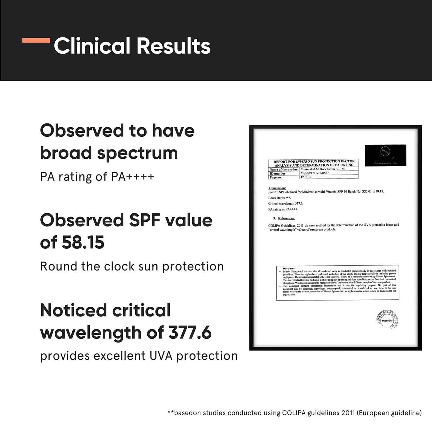 Minimalist SPF 50 PA ++++ Sunscreen With Multi-Vitamin For Reducing Photoaging & No White Cast (50g)
