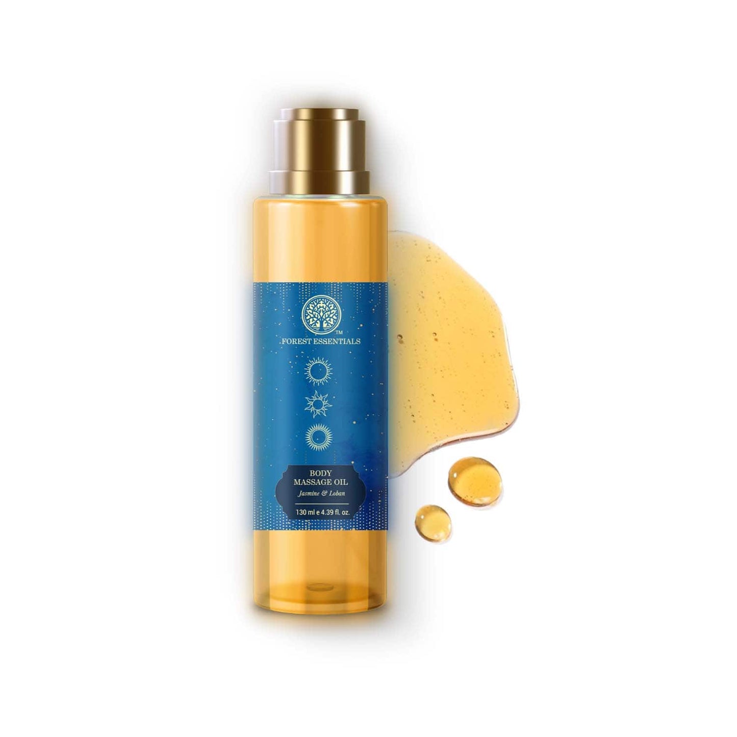 Forest Essentials Body Jasmine and Loban Ayurvedic For Nourishing Skin Massage Oil (130 ml)