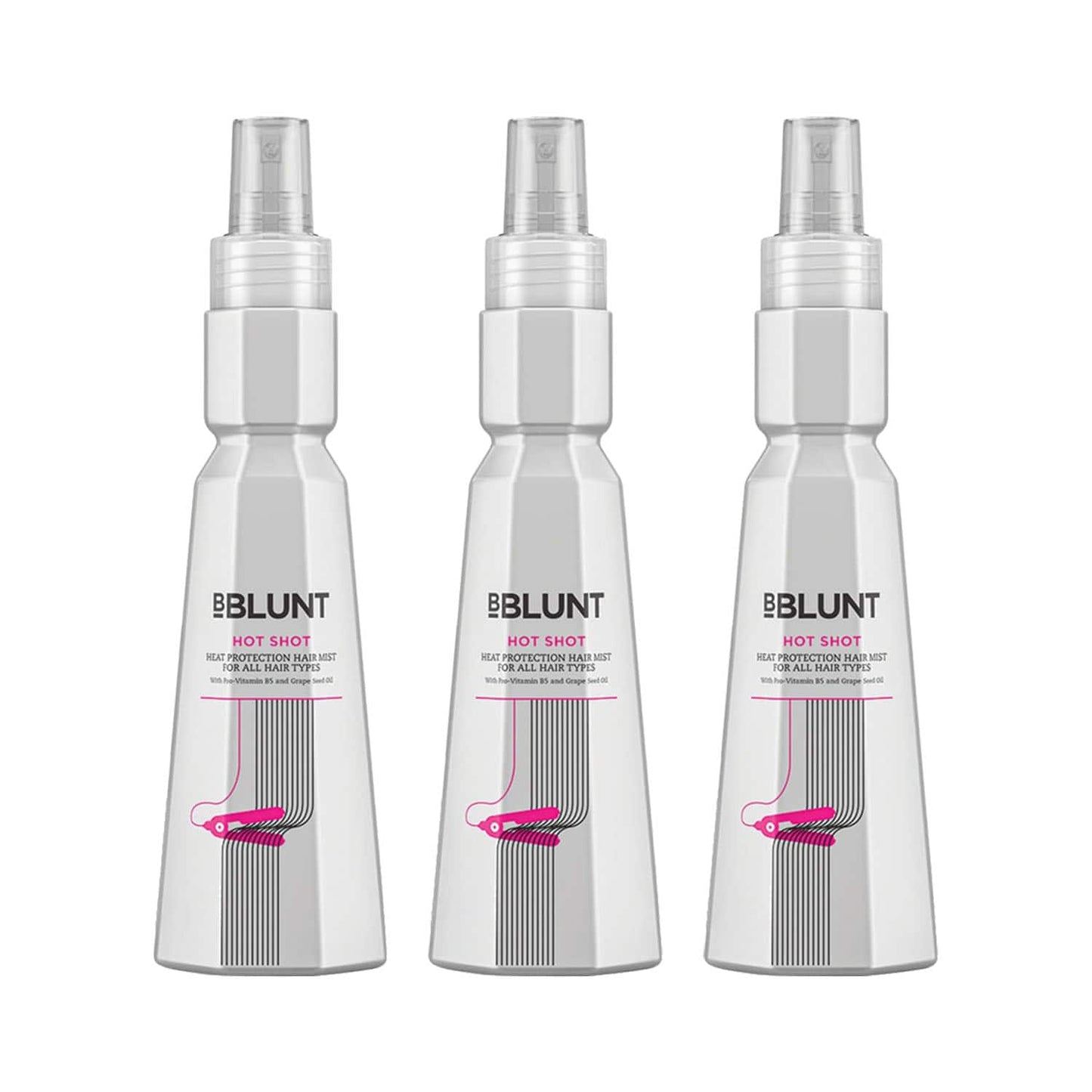 BBlunt Hot Shot Heat Protection Mist - Pack of 3