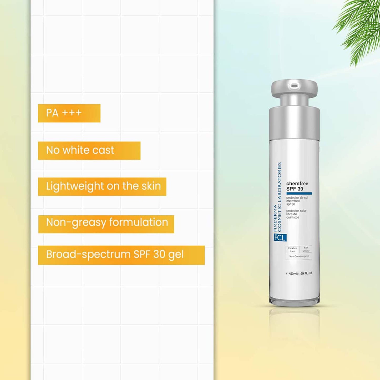 Fixderma Cosmetic Laboratories Chemfree Sunscreen Lotion (50ml)