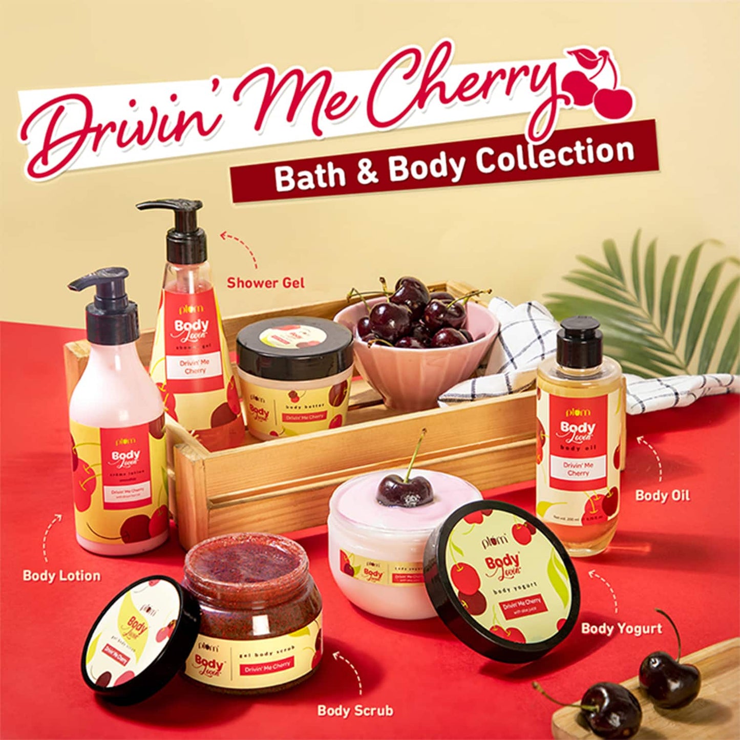 Plum Bodylovin' Drivin' Me Cherry Shower Gel - (240ml)