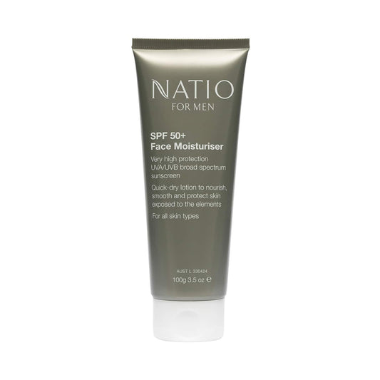Natio For Men Face Moisturiser SPF 50 (100g)