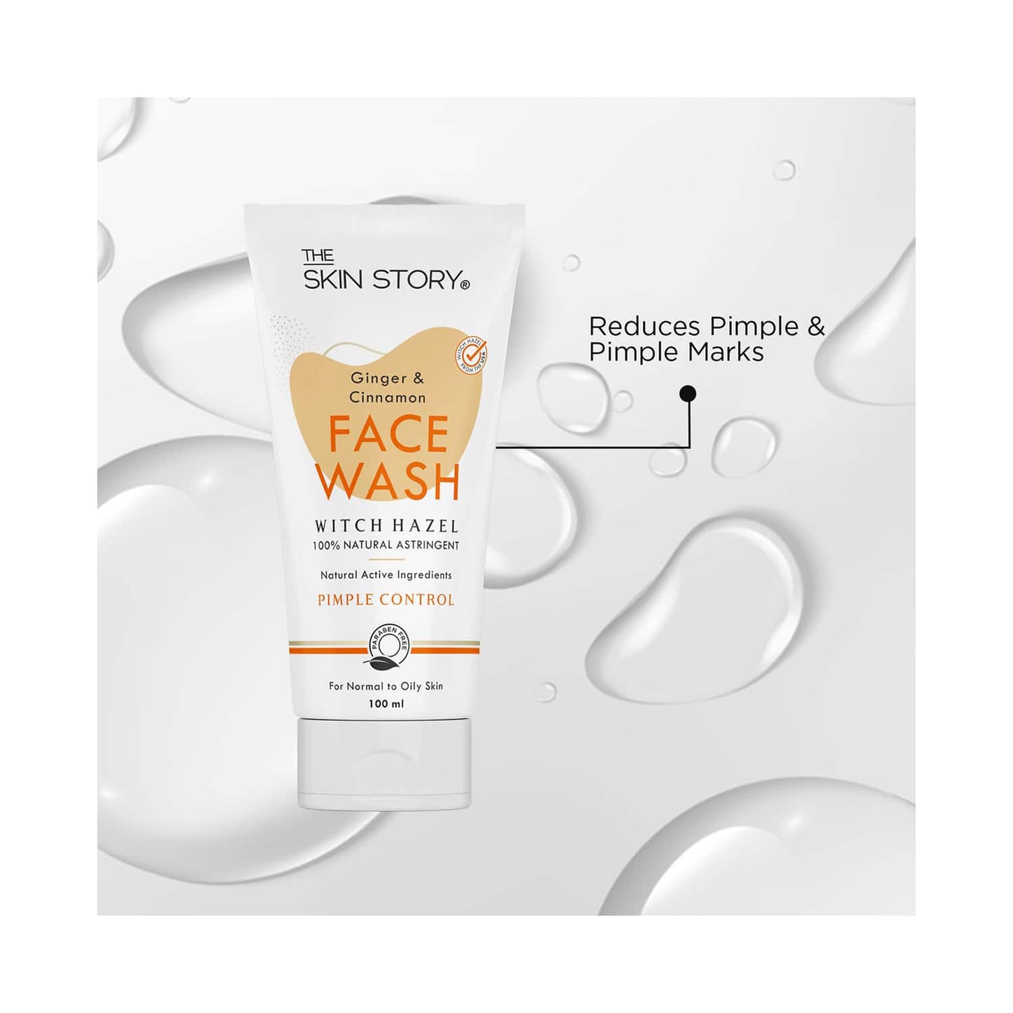 The Skin Story Ginger & Cinnamon Facewash (100ml)