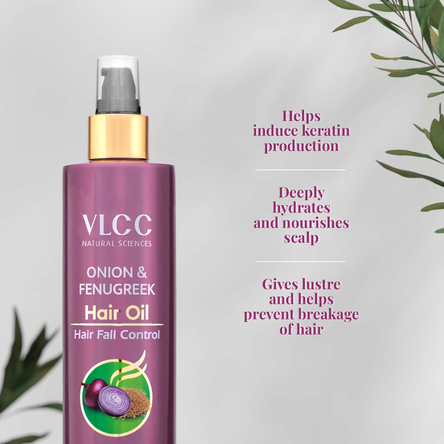 VLCC Onion + Methi Oil (200ml)