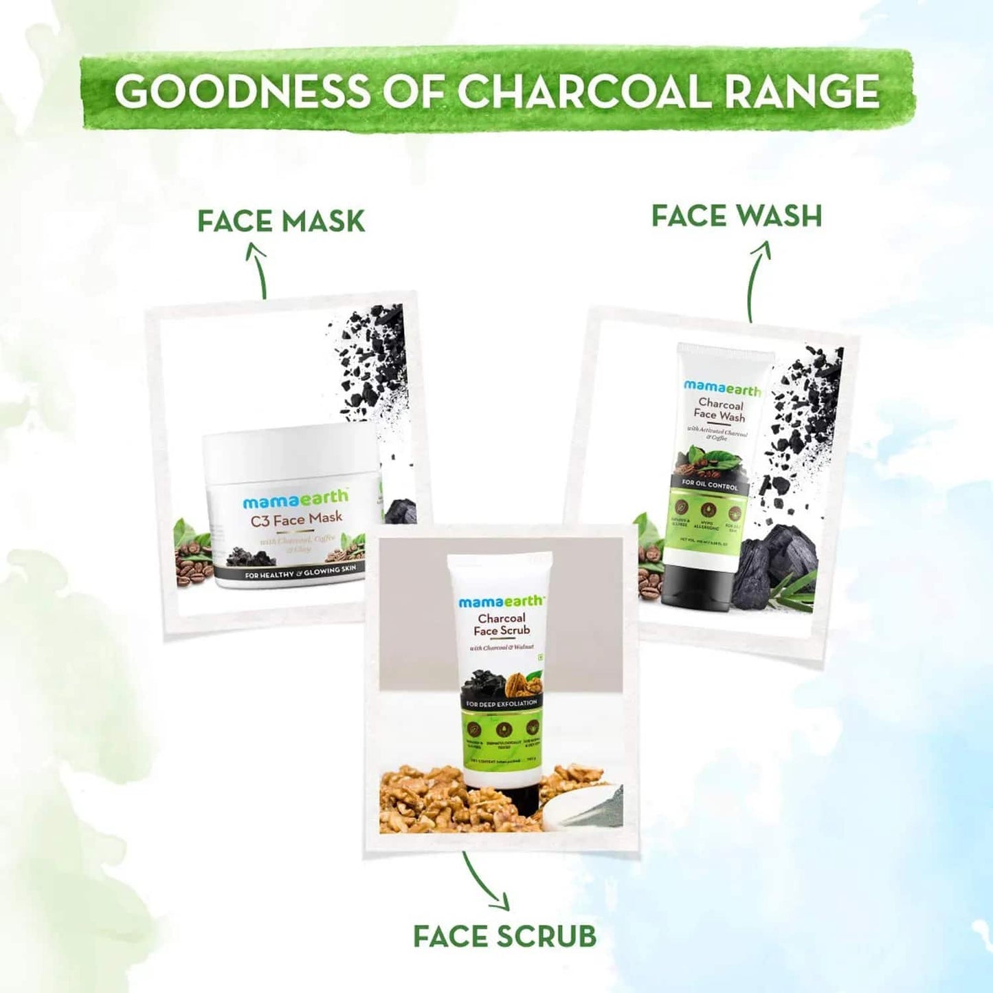 Mamaearth Charcoal Body Wash (300ml)