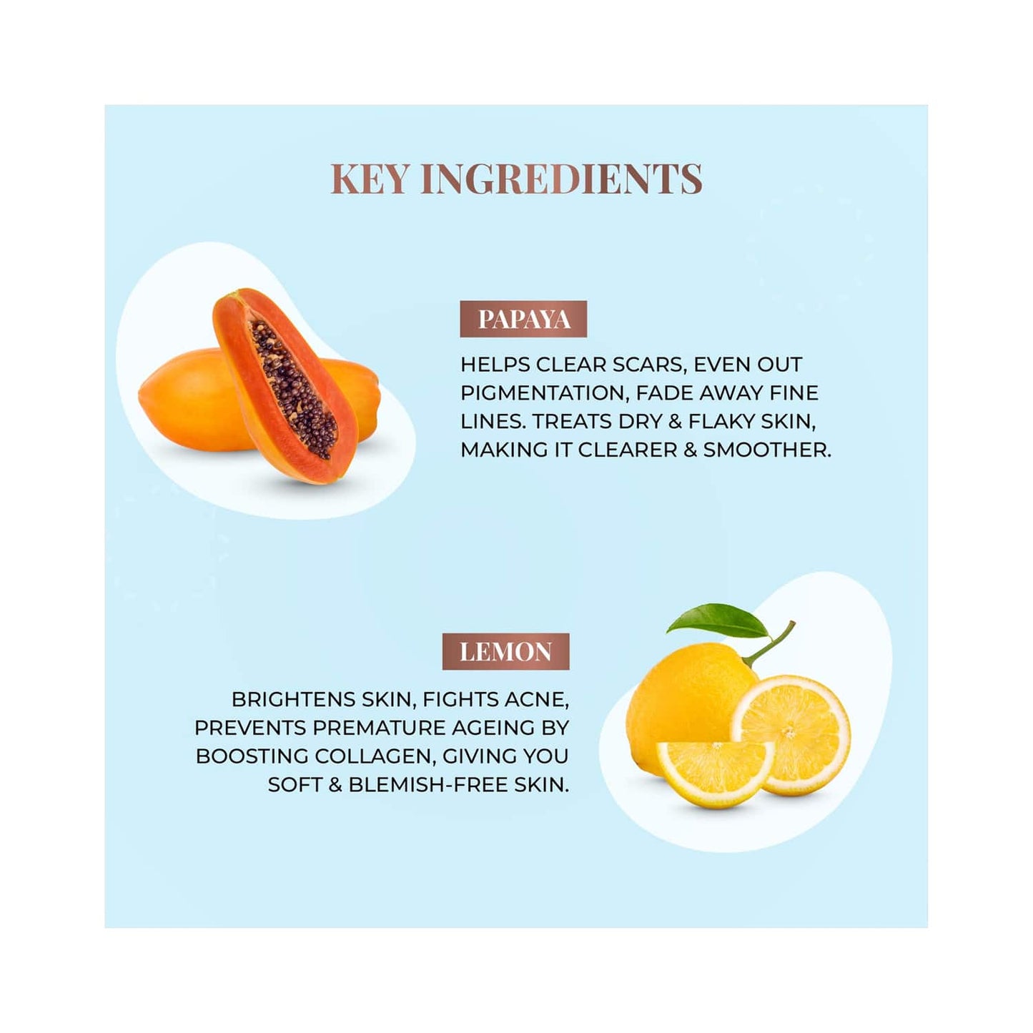 Just Herbs Papaya And Lemon Spot Control Foaming Face Wash (100ml)