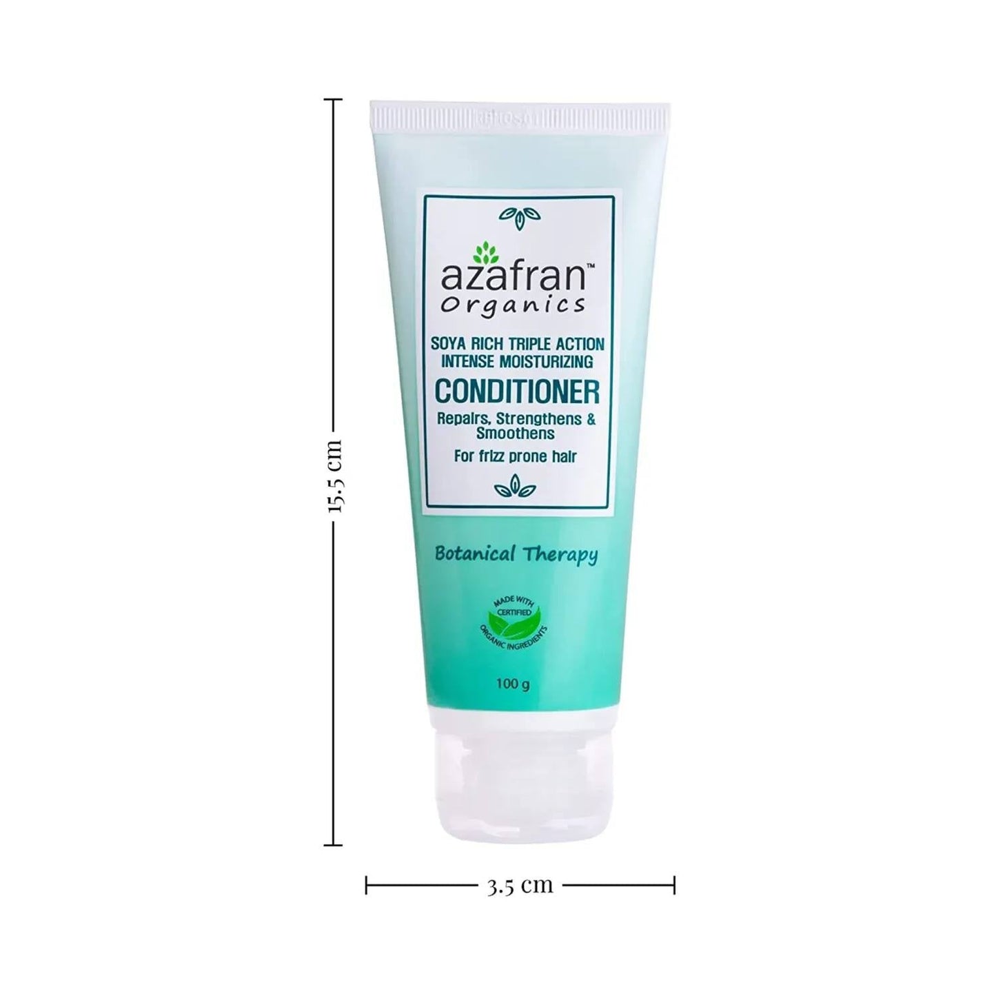 Azafran Organics Soya Rich Triple Action Intense Moisturizing Conditioner (100g)