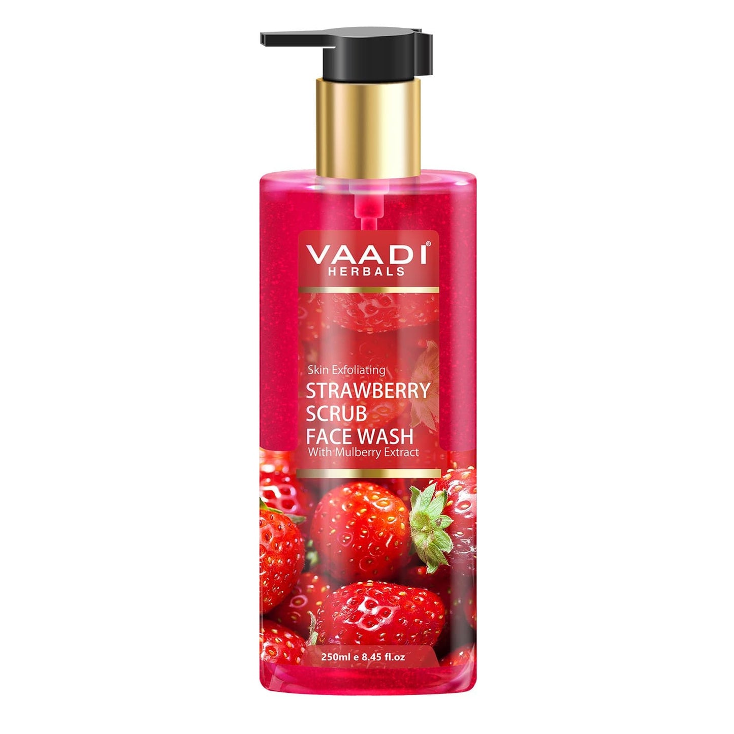 Vaadi Herbals Strawberry Scrub Face Wash (250ml)