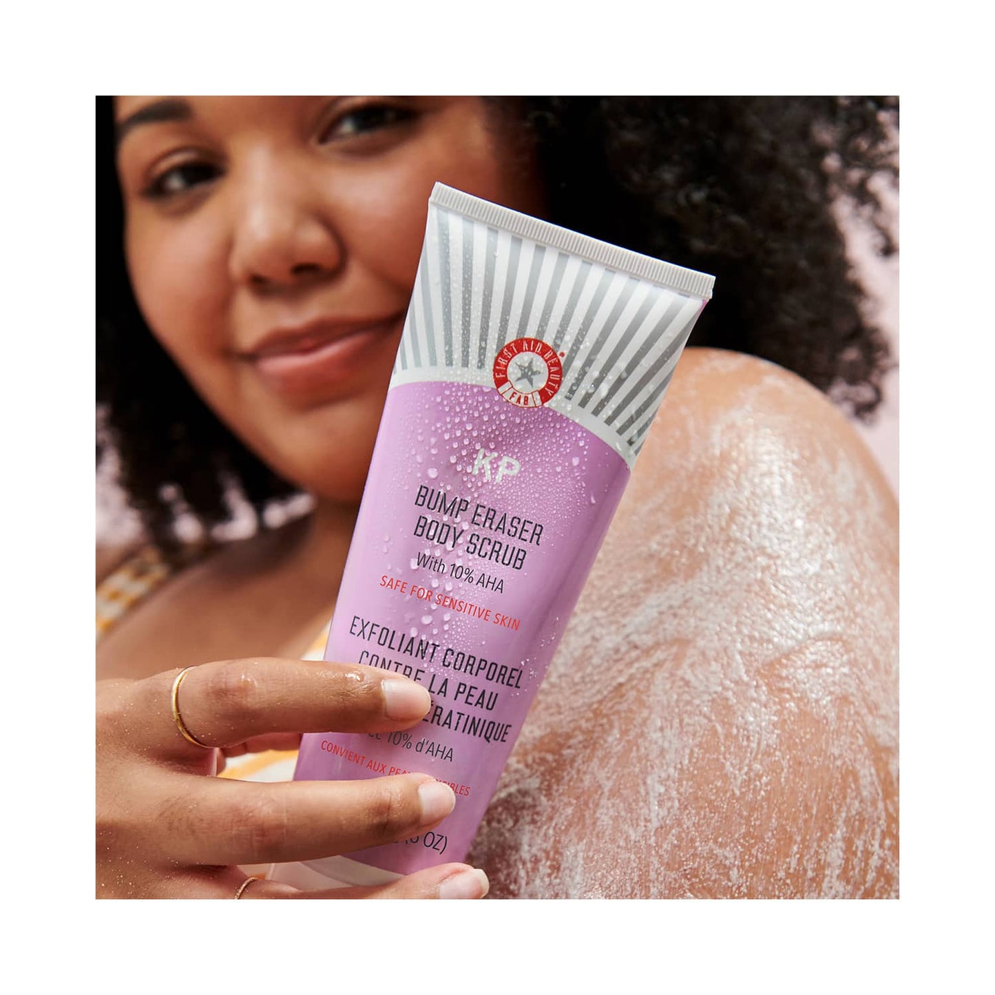 First Aid Beauty KP Bump Eraser Body Scrub With 10% AHA (226g)