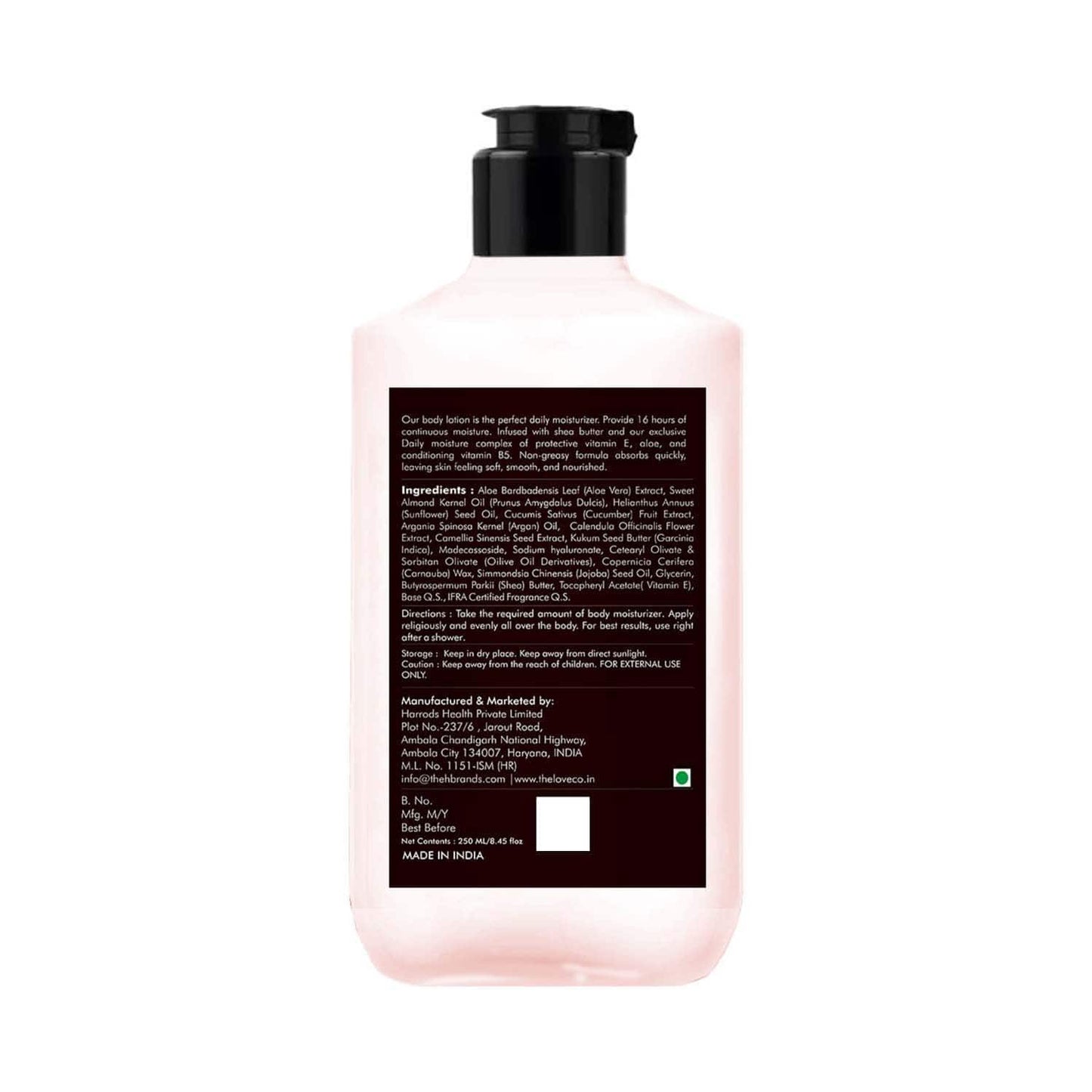 THE LOVE CO. Warm Vanilla Daily Moisturizing Body Lotion (295ml)