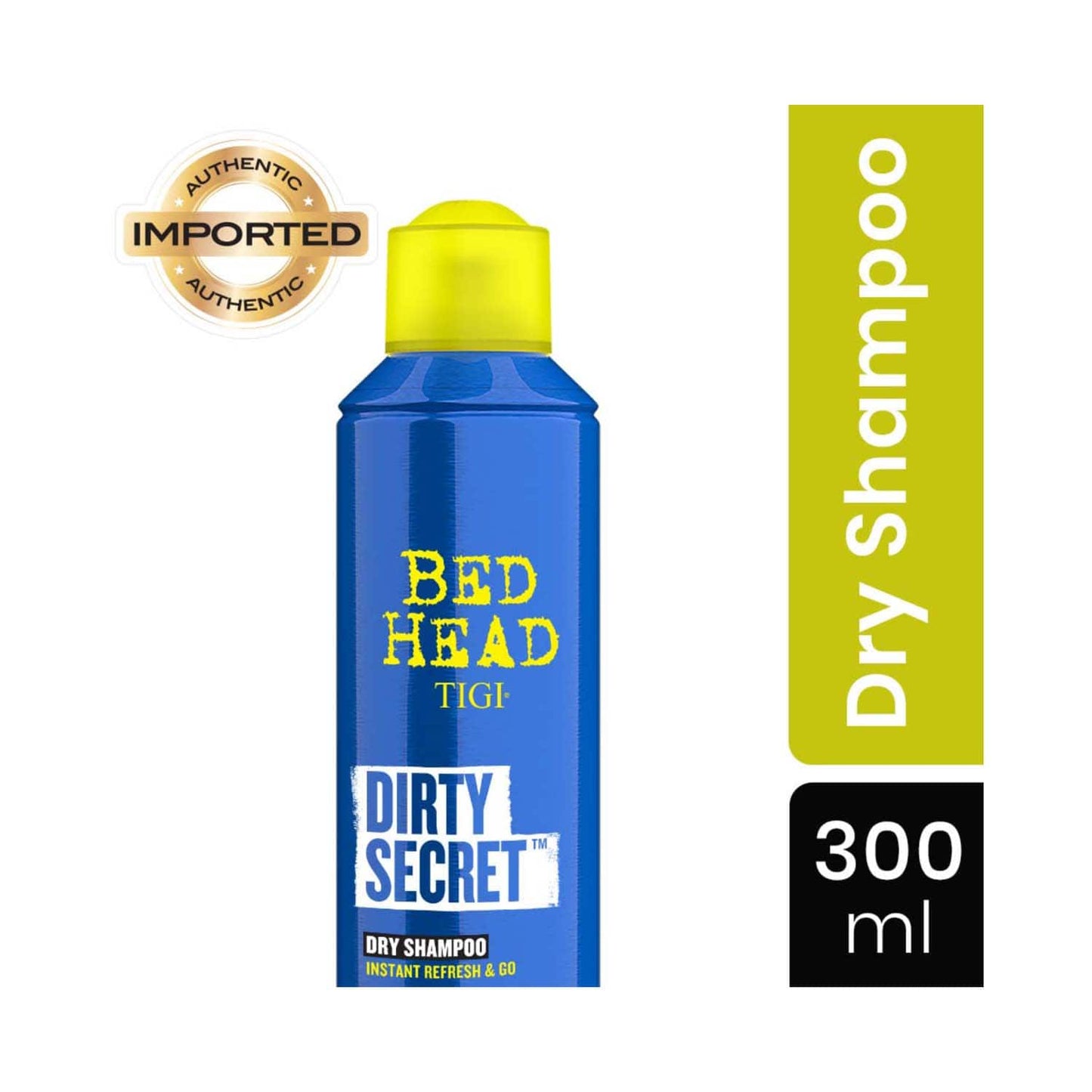 TIGI Bed Head Dirty Secret Instant Refresh & Go For Day 2 Hair Dry Shampoo Spray (300ml)