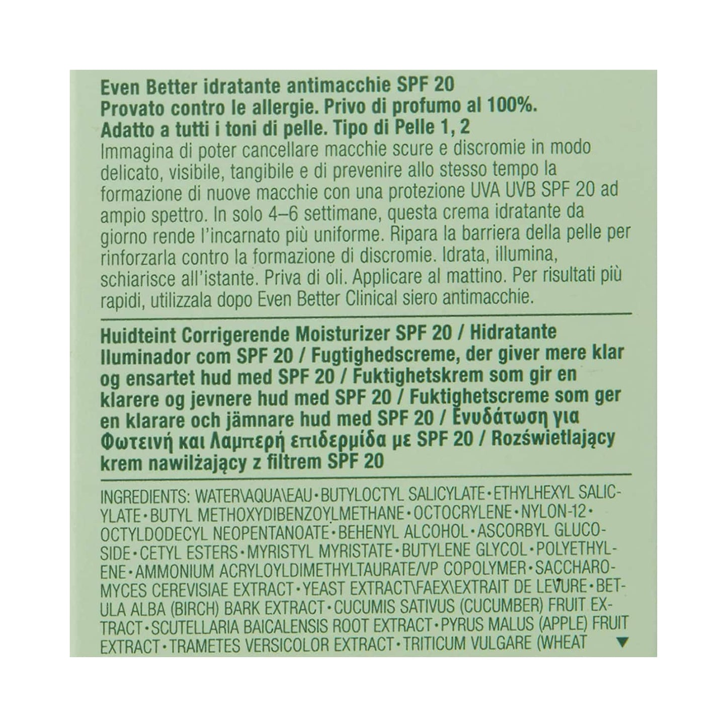 CLINIQUE New Even Better Brightening Moisturizer SPF20 (50ml)