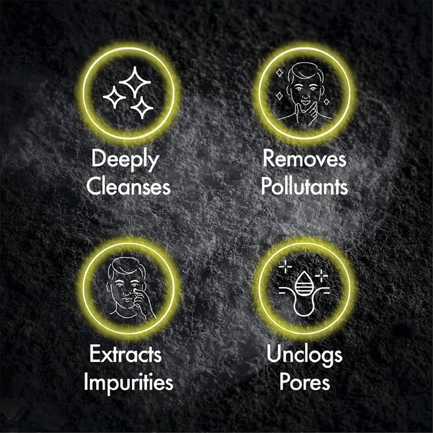 Pond's Men Pollution Out Activated Charcoal Deep Clean Facewash - (100g)