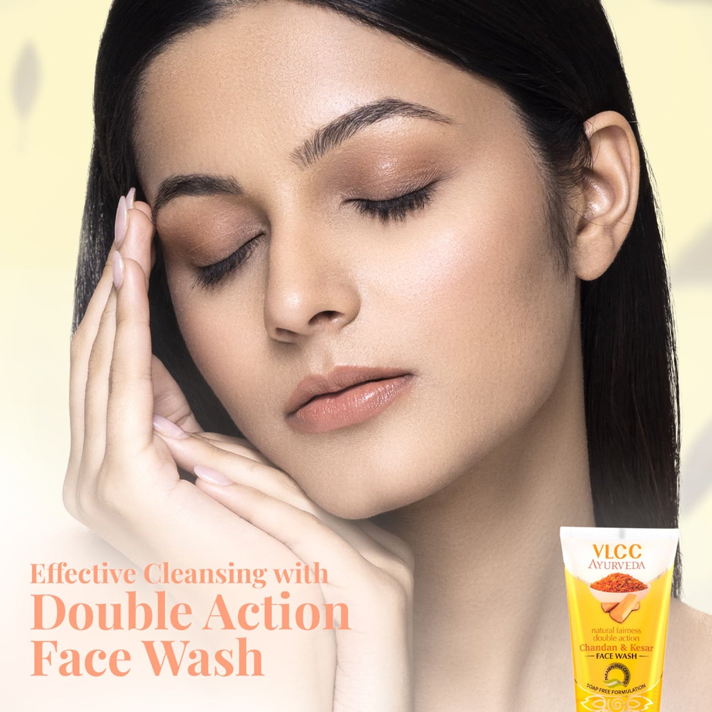 VLCC Natural Fairness Kesar Chandan Face Wash (100ml)
