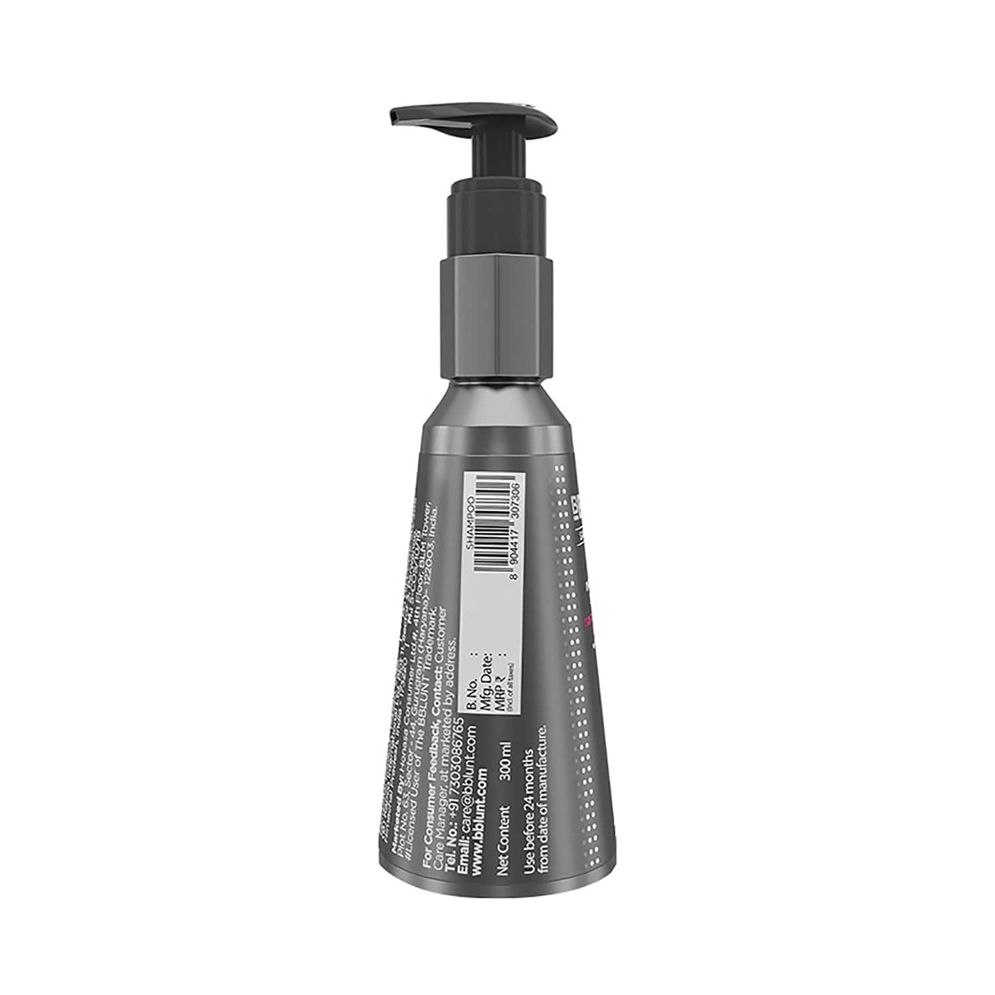 BBlunt Intense Shine Shampoo With Rice & Silk Protein For 23X Shinier Hair (300ml)