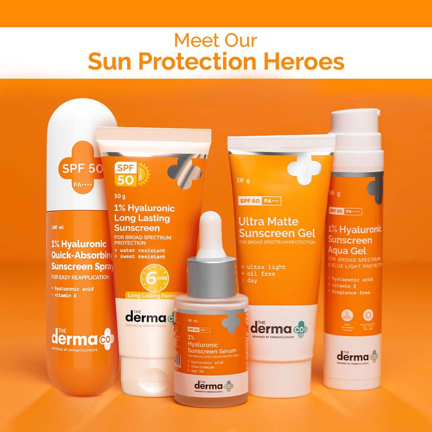 The Derma Co 1% Hyaluronic Quick-Absorbing Sunscreen Spray (100 ml)
