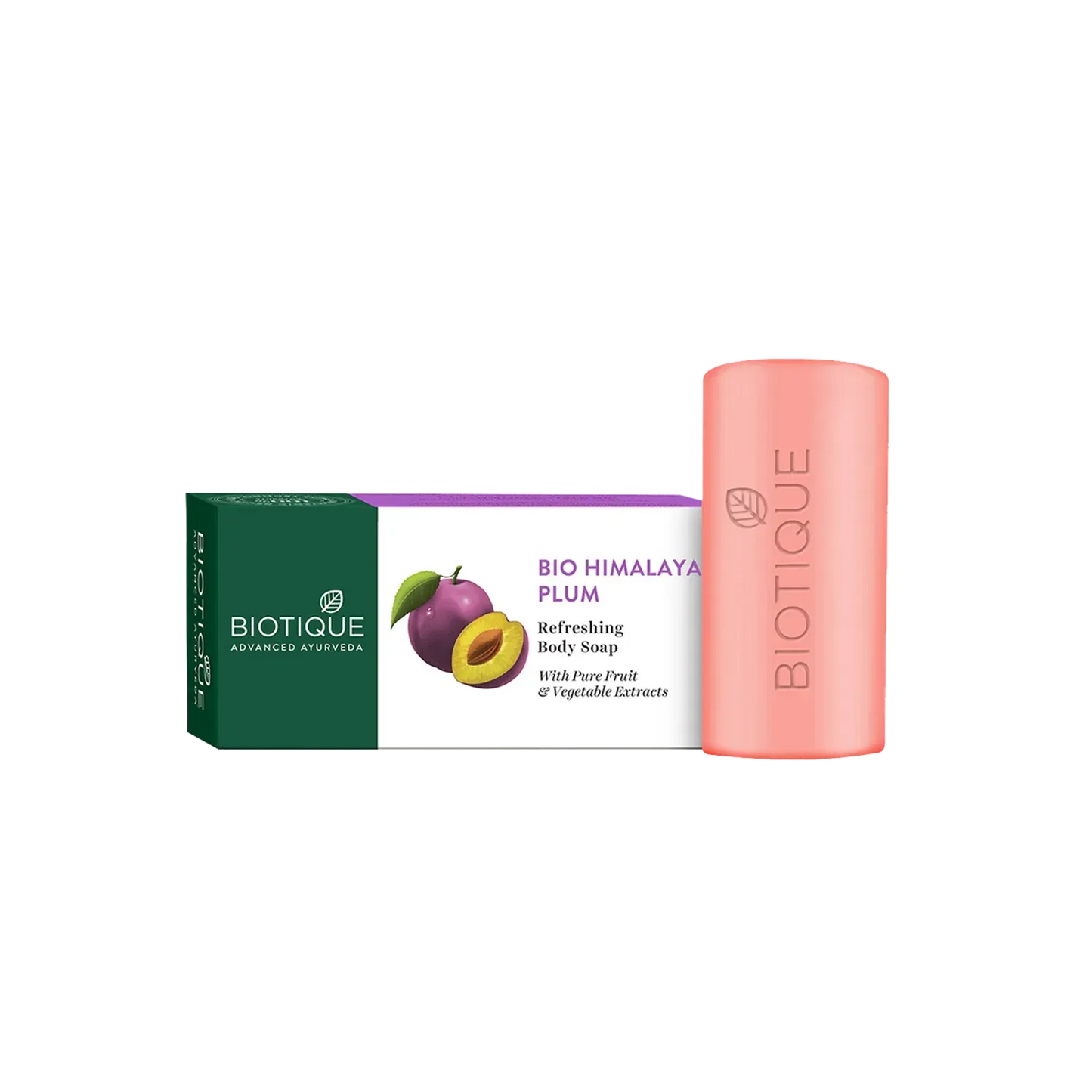 Biotique Himalayan Plum Refreshing Bathing Bar - (150g)