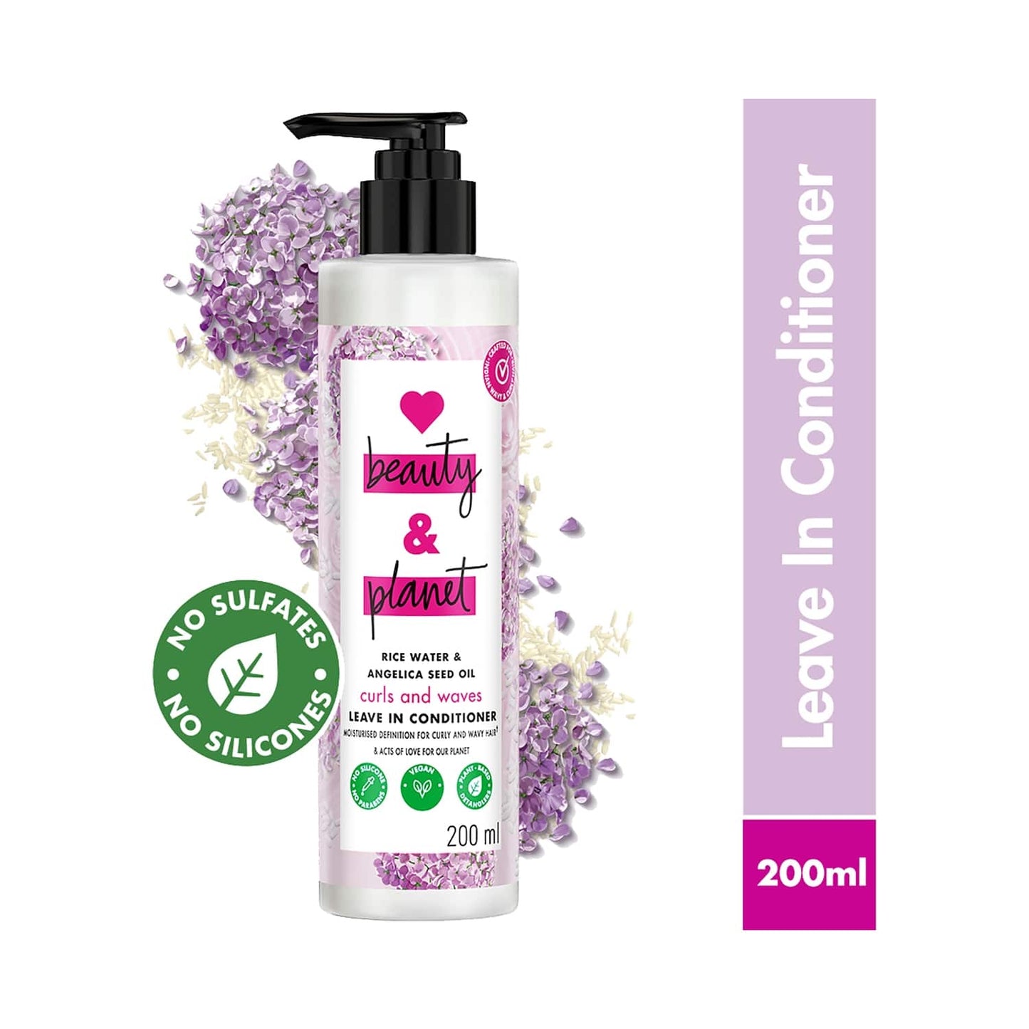 Love Beauty & Planet Rice Water & Angelica Seed Oil Shampoo & Mask, Leave In Conditioner