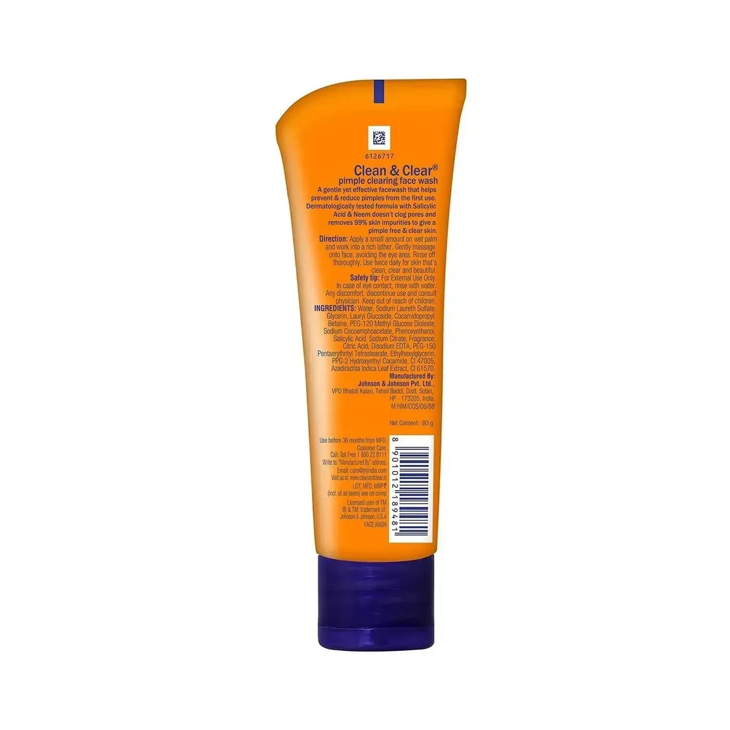 Clean & Clear Pimple Clearing Face Wash - (80g)