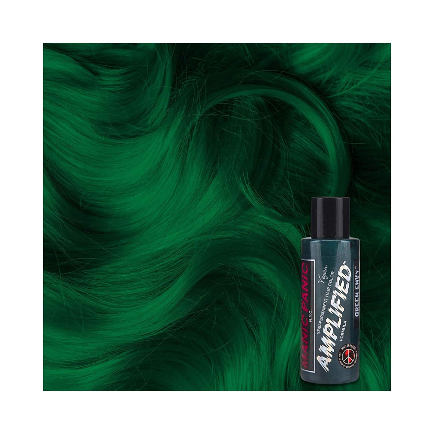 Manic Panic Amplified Semi Permanent Hair Color - Green Envy (118ml)