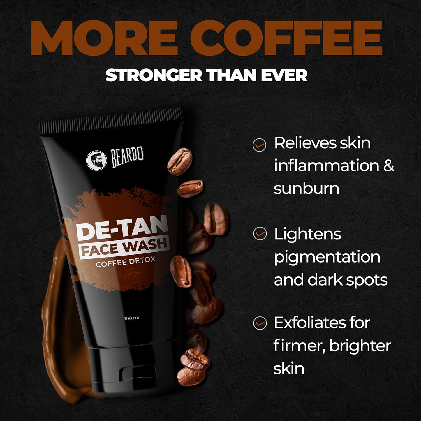Beardo De-Tan Face Wash Gel (100ml)