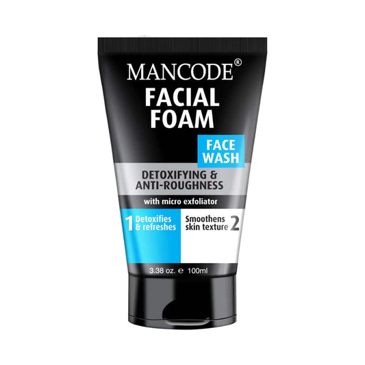 Mancode Facial Foam Face Wash For Men (100 ml)