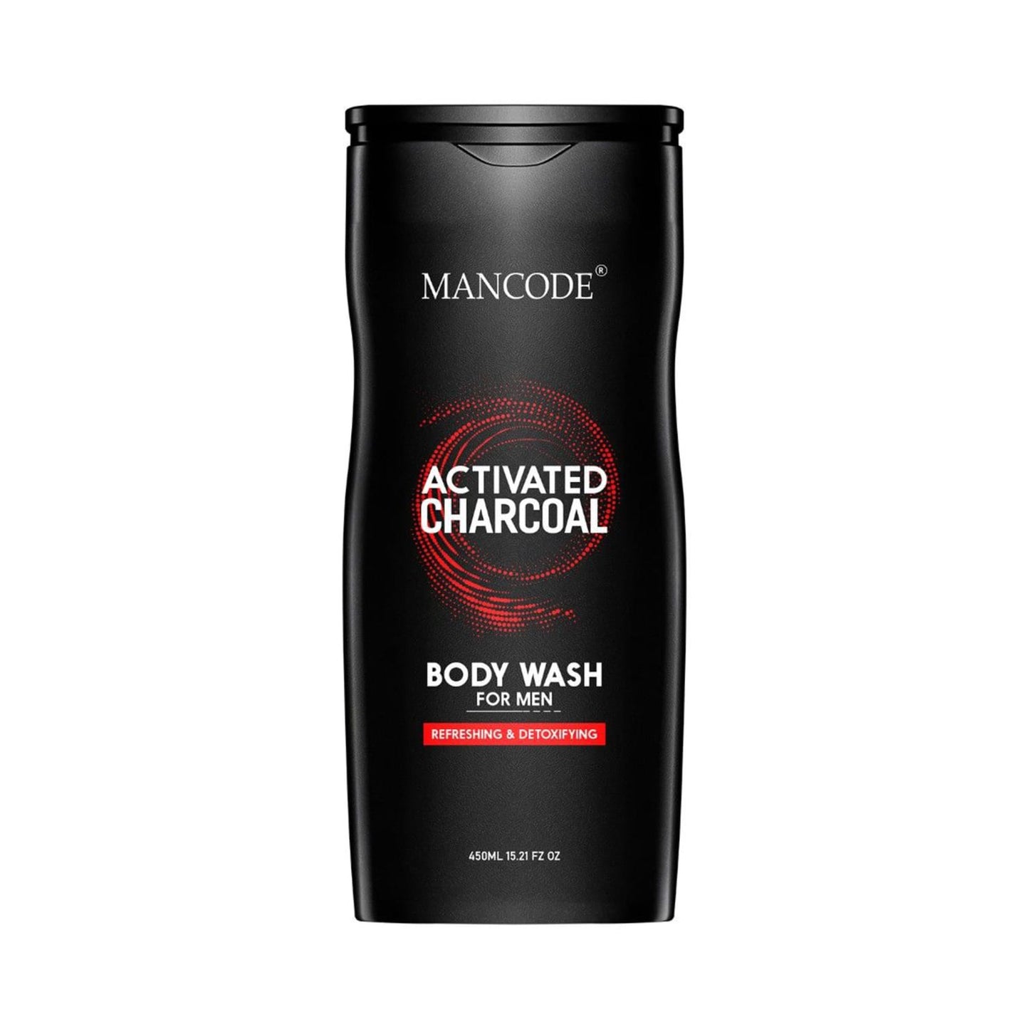 Mancode Activated Charcoal Body Wash (450ml)