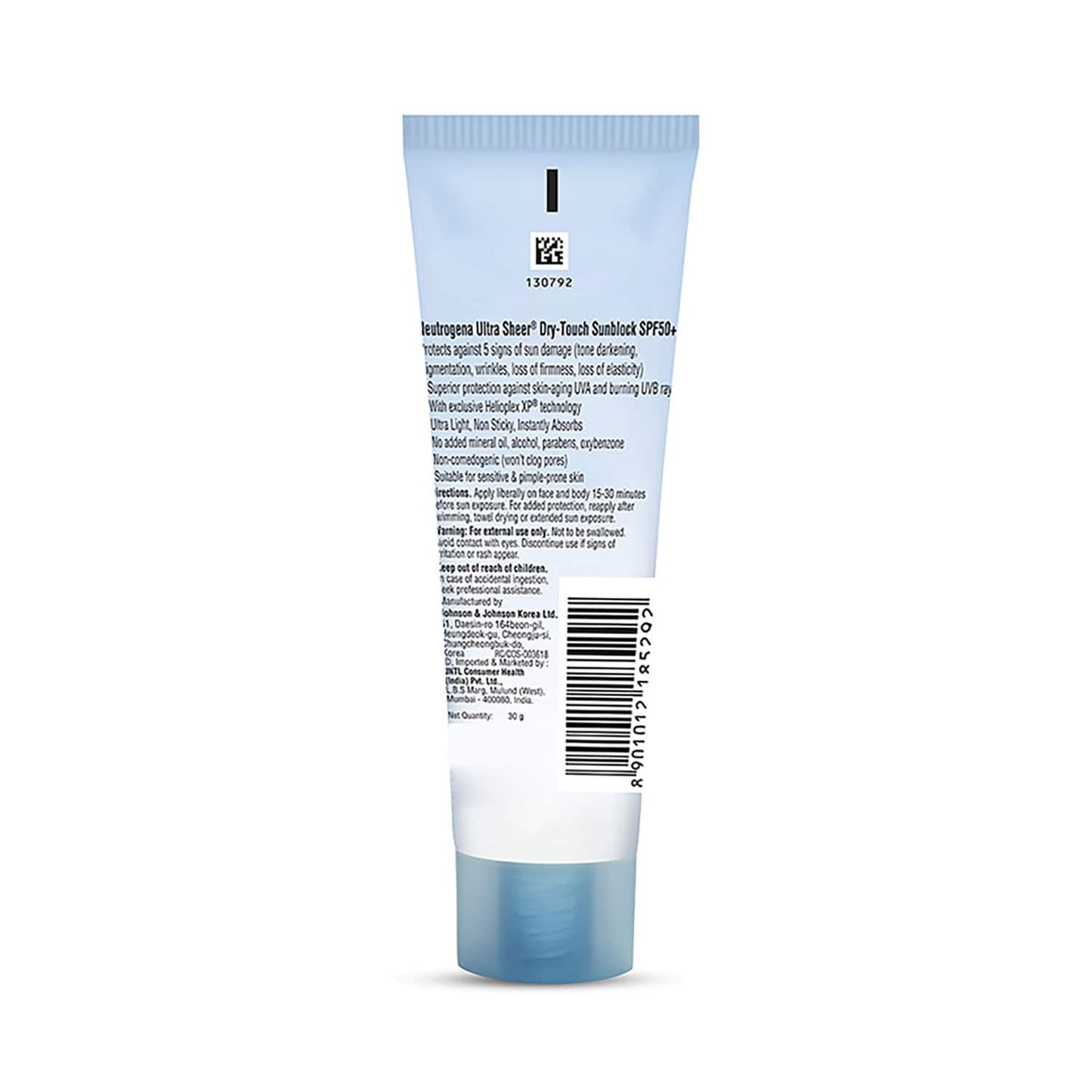 Neutrogena Ultra Sheer Dry Touch Sunscreen - SPF50 (30ml)