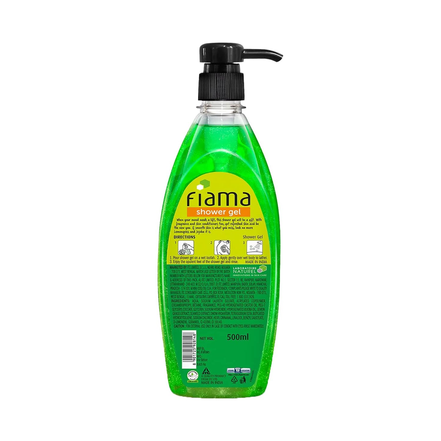 Fiama Lemongrass & Jojoba Shower Gel With Skin Conditioners (500ml)