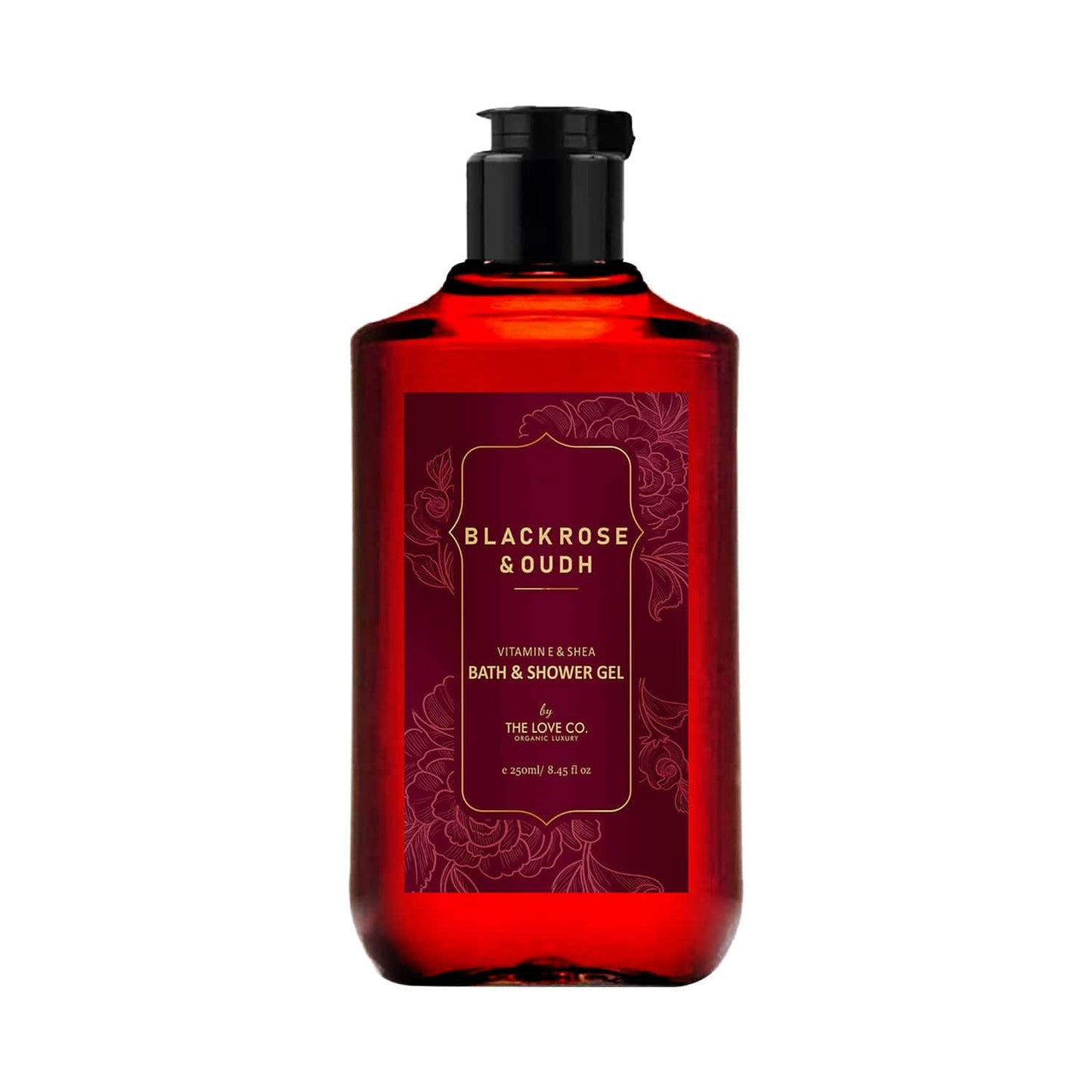 The Love Co. Black Rose & Oud Body Wash + Body Lotion Combo (Pack of 2)