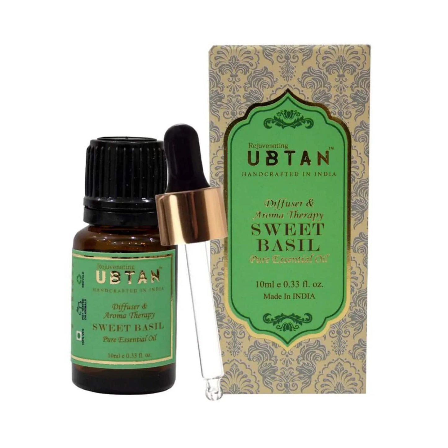 Rejuvenating UBTAN Sweet Basil Pure Essential Oil (10ml)