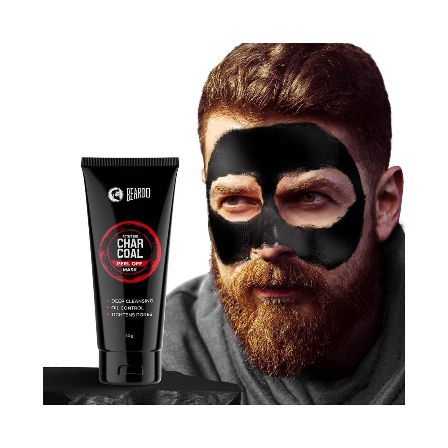 Beardo Activated Charcoal Peel Off Mask (50 g)