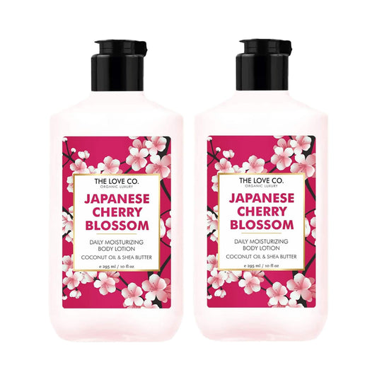 The Love Co. Japanese Cherry Blossom Body Lotion - 250ml each Combo (Pack of 2)