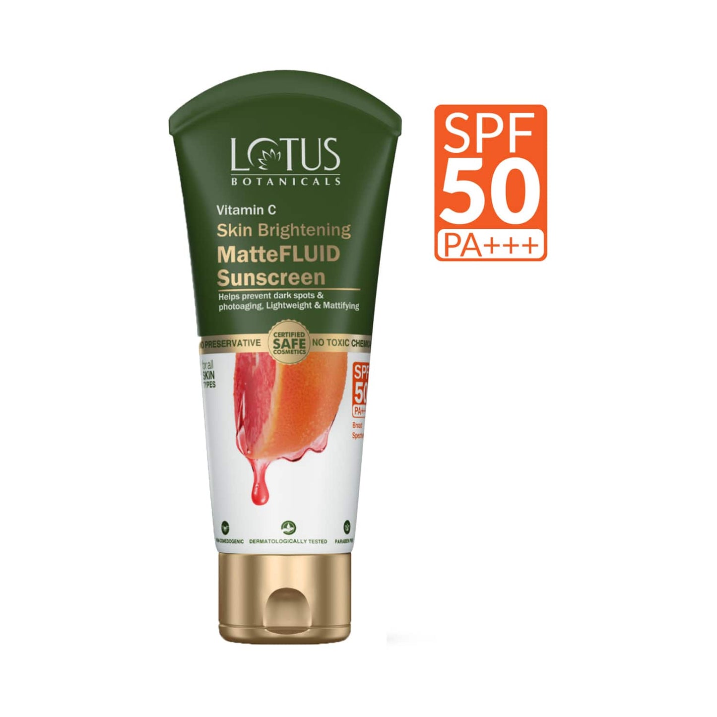 Lotus Botanicals Vitamin C Matte Fluid Sunscreen (75g)