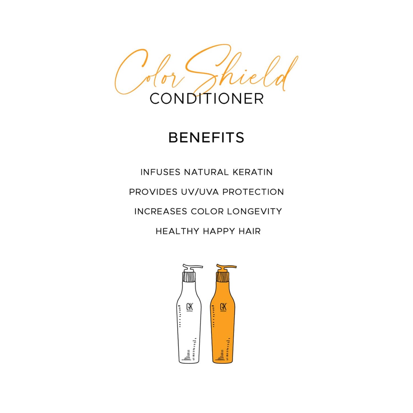 GK Hair UVA Color Shield Conditioner (240ml)