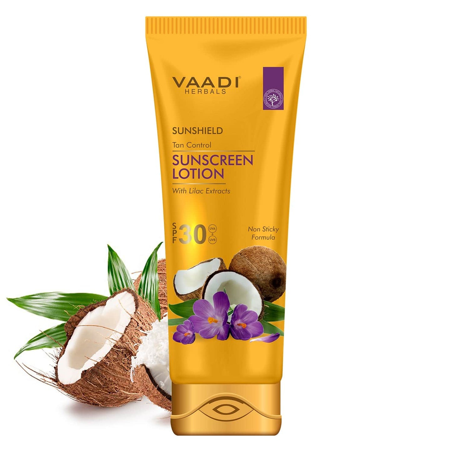 Vaadi Herbals Sunscreen Lotion SPF 30 With Lilac Extract (110g)