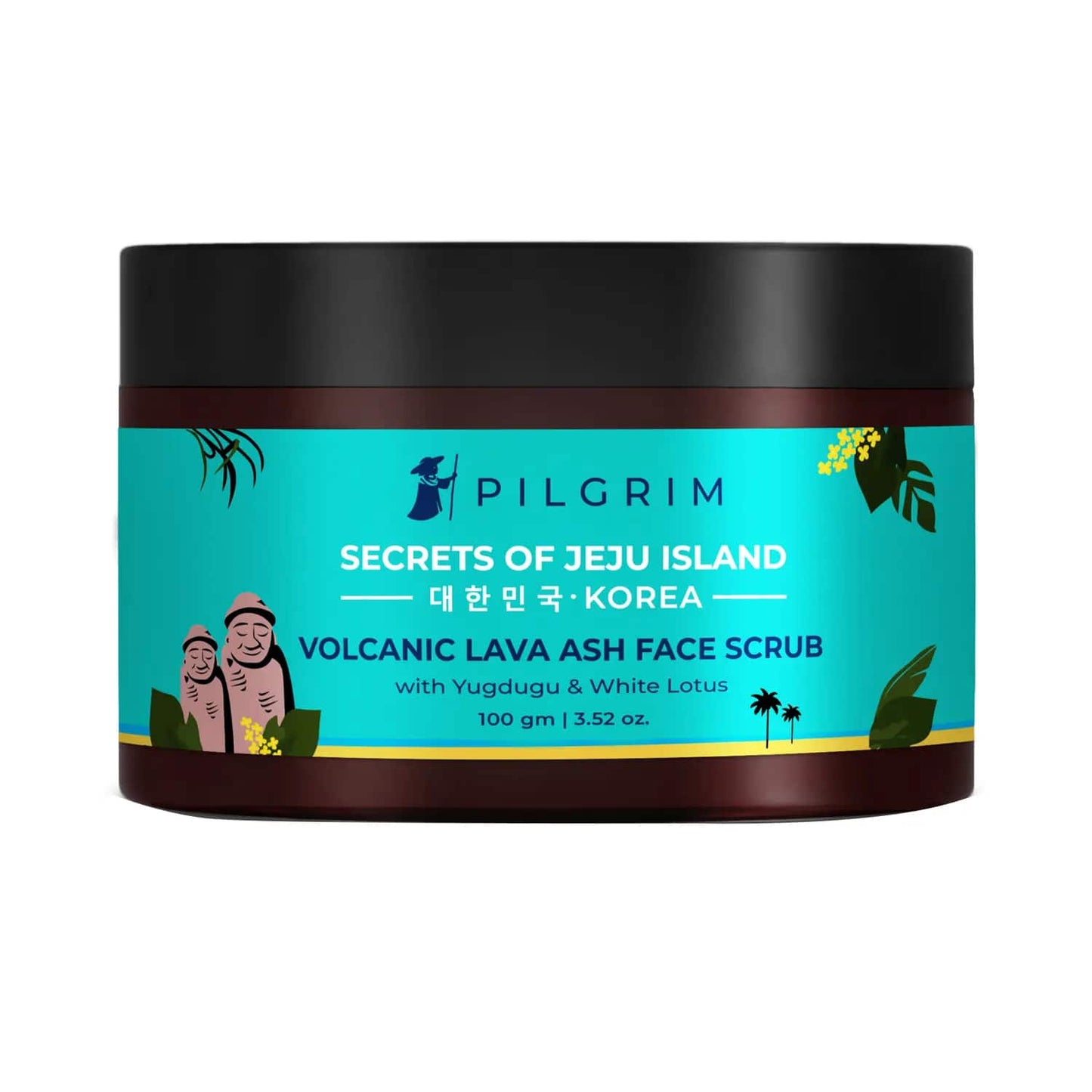 Pilgrim Volcanic Lava Ash Face Scrub With Yugdugu & White Lotus (100g)