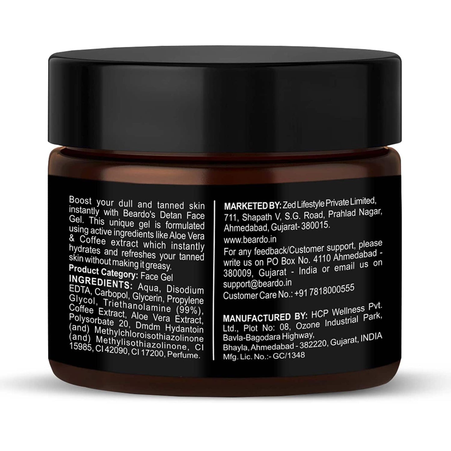 Beardo De-Tan Face Gel (50g)